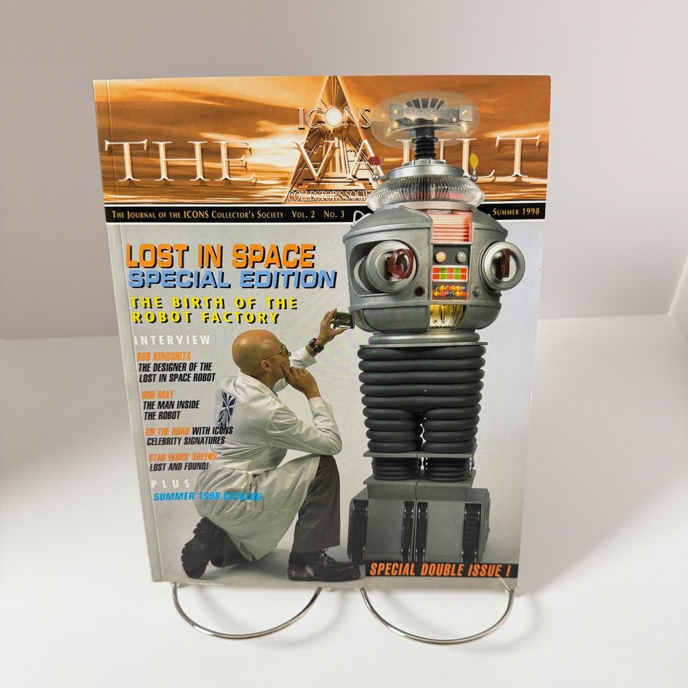 ICONS The Vault Lost in Space B-9 Robot Prop Catalog Summer 1998 Vol 2 No 3